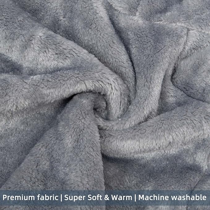 FabriCastle Dog Hoodie Sweater for Small Dogs Boy and Girl, Dog Clothes XS XXS Puppy Sweatshirt, Pet Outfit, Cat Clothing Super Soft Warm Snap On Closure (Light Grey, X-Large)