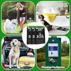 Ireer 40 Count 4000 Pcs Header Bag Bulk Cute Dog Pet Waste Bags Bulk Poop Leakproof Easy Single Pull for Poop Dog Waste Station Fit Hang Hole Dispenser Pet Home Outdoor