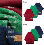 Fitwarm 3 Pack Classic Fleece Dog Sweater, Christmas Dog Winter Clothes for Small Dogs Boy Girl, Holiday Pet Apparel, Burgundy Red, Green, Navy Blue, Small