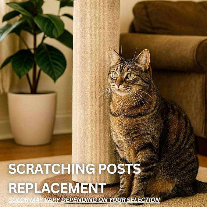 Cat Scratch Mat (3 Pack), 23.6’’ x 11.8’’ Cat Wall Corner Scratcher, Versatile Self-Adhesive Replacement Easy Use for Cat Trees Wall Furniture, Scratching Posts, and Couch Protection (Blue)