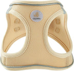 Hipubby Dog Harness and Leash Set, No Pull Soft Mesh Puppy Harness for Small Medium Dogs, Cats - Step in Reflective Breathable Lightweight Vest Harness for Walking, Training - Khaki, M