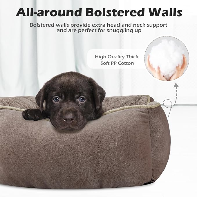 INVENHO XX-Large Dog Bed Rectangle Washable Orthopedic Soft Calming Sleeping Durable Pet Cuddler with Anti-Slip Bottom