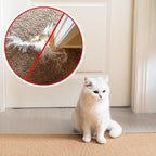 Uross Carpet Protector for Pets 3.28FT-Cat Carpet Protector for Doorway, Anti Cat Scratch Plastic Mat, Under Door Cat Scratch Floor Protector Carpet Scratch Stopper
