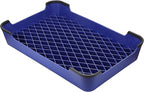 HUNTMARK Dog Training Place Board - Durable Hunting Dog Training Platform - Non-Skid Surface and Nonslip Feet - Stackable, Portable Agility Platform - Modern Puppy Trainer Equipment (Dark Blue)
