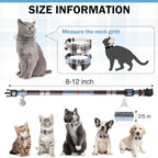 Cat Collar with Bells Breakaway, Shirt Cat Collar for Girl Boy Cats with Removable Bow Tie Collar, 2 Pack Cute Plaid Kitten Collar Bowtie for Female Male Puppy Pets Safety Adjustable