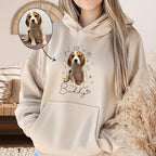 CHIARA CONTI11 Custom Dog Hoodie, Custom Pet Gifts, Custom Dog Shirt, Custom Dog Sweatshirt, Valentine's Day Gift