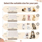 Reversible Silent Cat Bed Self Warming Pet Pad Thin Style Mat Washable Cushion Pad, Pad for Window Perch Outdoor Cat Houses, for Cats, Small Dogs, Rabbits, Non Electric,(Red Puppy,L)