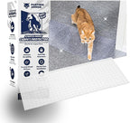 PANTHER ARMOR Cat Carpet Protector for Deep Pile Carpet, Stop Cats from Scratching Carpets, Door Edge Protector, Plastic Runner Mat, 15.7” x 43.3”