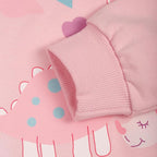 RETSUGO Toddler Baby Girls Sweatshirts Casual Pullover Crewneck Winter Long Sleeve Tops Shirts Clothes 3T-8T