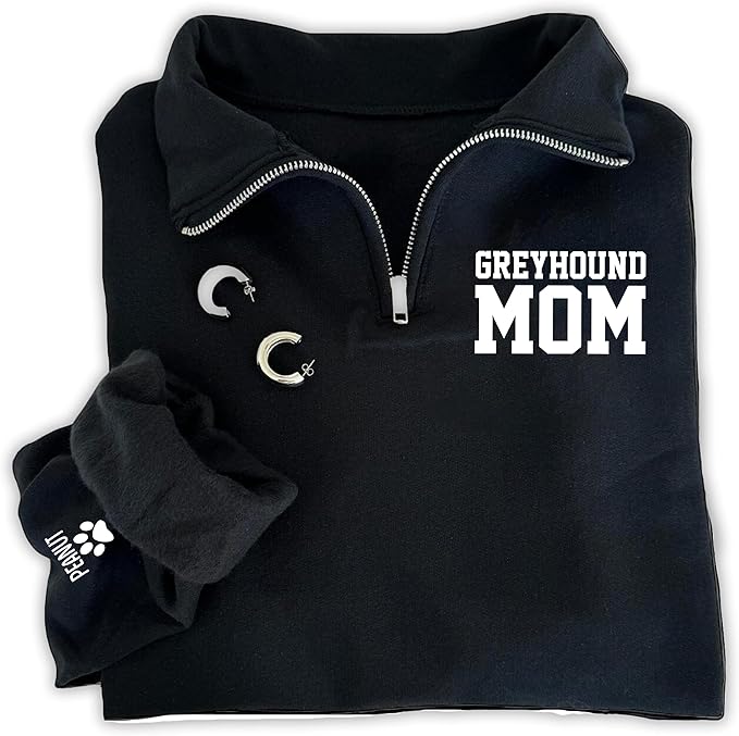 UrbanNEST Custom Dog Mom Sweatshirt, Cute & Cozy Gift for Dog Lovers, Perfect for Pet Moms
