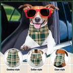 Aliceset 180 Pcs Dog Bandana Bulk Stripe Bandanas for Dogs Adjustable Washable Pet Triangle Scarf Retro Print Dog Kerchief Bibs for Small Medium Large Dog Cat Holiday Costume Accessories
