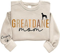 Personalized Dog Sweatshirt for Pet Lovers, Custom Name Crewneck, Cozy Gift for Dog Owners