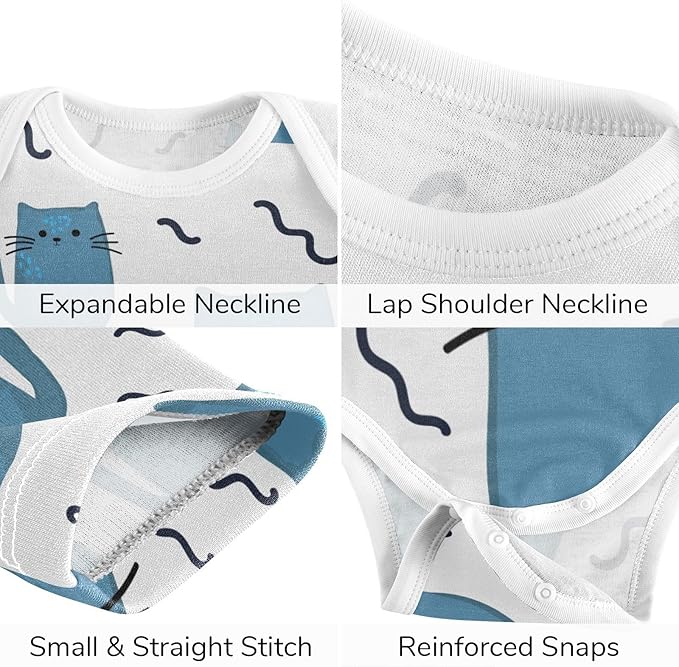 Baby Clothes Set Infant Bodysuits Pants Sets 0-24M For Boys Girls