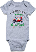 UNIFACO Unisex Baby Funny Saying Outfit Short and Long Sleeve Bodysuits Romper 0-18M