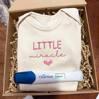 COUPLEHOODIES Personalized Baby Onesie Bodysuit – Custom Embroidery Gift for Pregnancy Reveal Baby Shower or First Grandchild