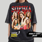 NAZENTI Custom Valentine Shirt Gifts for Boyfriend, Customized Bootleg Rap Tee