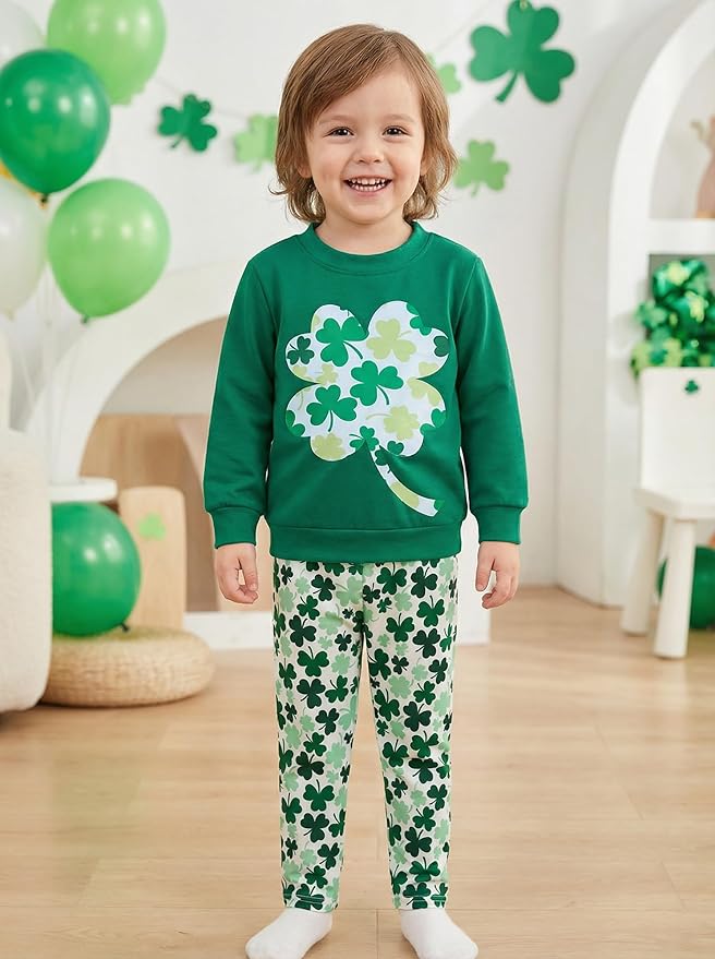 Little Girls Unicorn Outfits 2 Piece Kids Ruffle Sleeve Sweatshirt + Leggings Fall Leopard Clothing Sets 2-10 Years Old