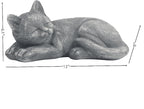 Garden Sleeping Cat Memorial Stone Cat Grave Marker Remembrance Kitten Statues for Garden,Patio,Lawn,Grave Decor Pet Sympathy Gift