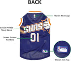 NBA PHOENIX SUNS DOG Jersey, Small - Tank Top Basketball Pet Jersey