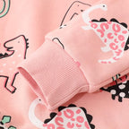 RETSUGO Toddler Baby Girls Sweatshirts Casual Pullover Crewneck Winter Long Sleeve Tops Shirts Clothes 3T-8T