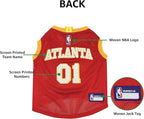 Pets First NBA Atlanta Hawks Dog Jersey, X-Small- Tank Top Basketball Pet Jersey