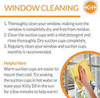 K&H Pet Products Window Lounger Cat Window Perch for Large Cats, Sturdy Kitty Sill Window Hammock Bed, Steel Frame, Sturdy Suction Cups, Washable Shelf Cover, Foldable - 23 X 12in Fleece