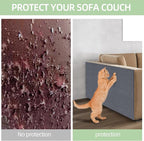 Cat Scratch Mat 78.7"x15.8",Replacement Cat Scratching Post or Scratch Pad,DIY Cat Tree Shelf,Decoration Cat Tower,Protector Couch Furniture or Wall (Black)