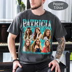 NAZENTI Custom Valentine Shirt Gifts for Boyfriend, Customized Bootleg Rap Tee