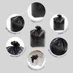 ActiveDogs Dog Poop Bucket Bags 12PK - Heavy Duty 5 Gallon Poop Bags for Dogs Waste Removal Trash Can, Bucket or Pail - Extra Thick 1.2ml Plastic Tear Resistant & Leak Proof Refill Liners