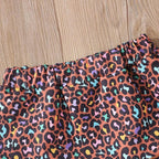 Akyzic Little Girl Skirt Outfit Two Piece Spring Summer Outfit Butterfly Dress Cat Print Skirt Toddler Girl Outfit Set