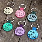 Silent Silicone Dog Tags, Custom Engraved Pet ID Tags for Cats and Dogs, Personalized Small Size Cat Tags with Cute Designs (Designs, Regular)