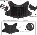 Tactical Dog Training Harness Outdoor Working Vest Adjustable Military MOLLE Dog Vest Harness with Rubber Handle