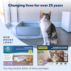 PetSafe ScoopFree Disposable Crystal Cat Litter Tray - Easy Cleaning Box - Refill Tray for Automatic Litter Box - Lavender Scent - 4.3 lb Bags - 3 Pack