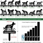 Custom Metal Dog Breed Memorial Stake – Personalized Pet Grave Marker Tombstone, Outdoor Garden Sign, Dog Remembrance Plaque, Sympathy Sign Decor for Graveside or Yard, Pet Loss Gifts