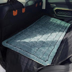 Backseat Pet Bed Mat, Truck Plaid Dog Bed for Car Back Seat, Deluxe Dog Seat Covers, Non-Slip Travel Pet Mat, Fit for Backseat Extenders and Trucks SUVs (Blue, 24.8x54 inch)