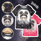 PATPAT Girls Crewneck Short Sleeve Graphic Tees Animal Print Shirts Cute Summer Outfits 5-12 Years