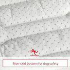 Dog Crate Mat (21" X 14"), Soft Dog Bed Mat with Cute Prints, Personalized Crate Pad, Anti-Slip Bottom, Machine Washable Kennel Pad