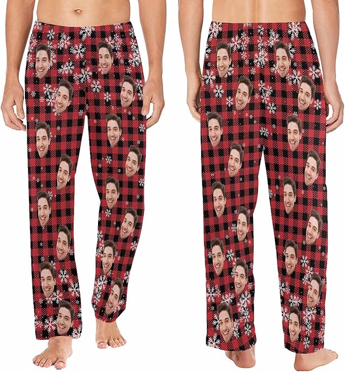 Custom Pajama Pants Customized Pajamas For Men Women Funny Xmas Pjs