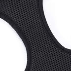 Mile High Life Step in Dog Harness for Small Dogs No Pull, Easy Get on Air Mesh Vest Harness, Adjustable Easy Closures Both Neck and Chest (Black, L Chest 21.6"-43.2")
