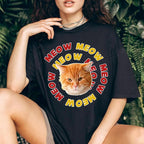 H-DEWALL Custom Shirts Custom Bootleg Rap Shirt for Him Custom Face Shirt with Photo Pet Custom Tees Gift for Dog Cat Lover