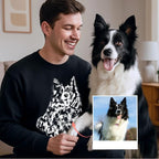 Easycosy Custom Sweatshirt for Couples Men Women, Personalized Hoodies Valentine's Day Gift Matching Sweater for Him Her