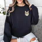NAZENTI Personalized Dog Mom Sweatshirt, Cat Lovers Gift, Matching Dog and Owner Sweater, Gift Christmas Memorial Birthday