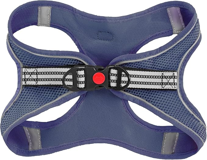 ROYPET Step-in Air Dog Harness, All Weather Mesh Step in Vest Harness for Small and Medidum Dogs and Cats, Adjustable Soft Padded Dog Vest with Easy Control Handle for Dogs Pets (Navy Blue, XS)