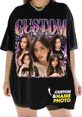 NAZENTI Custom Valentine Shirt Gifts for Boyfriend, Customized Bootleg Rap Tee