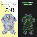 Fleece Dog Pajamas for Small Dogs Boy Warm Winter Dog Clothes Pjs Cute Extra Small Dogs Sweaters 4 Legs Puppy Jumpsuit Soft Puppy Onesies Pet Apparel Outfits for Chihuahua Yorkie Cat, Grey, XS