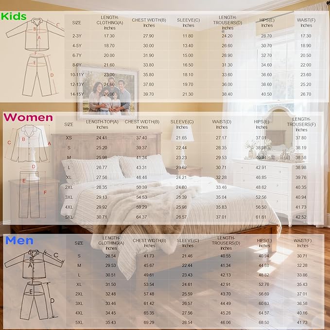 Artsadd Custom Pajamas for Women Men Family, Personalized Face Pjs Pajama Pants, Funny Pet Photo Loungewear Sleepwear Jammies