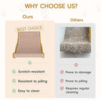 Sisal Cat Scratcher Bed Replacement Mat, Applicable Product Dimensions: 23.6" L x 13" W x 6.3" H