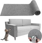 Climbing Cat Scratcher Mat Trimmable Cat Scratching Post Carpet 78.7’’x15.8’’ Self Adhesive Carpet Mat Pad Replacement for Cat Tree Shelves Post Couch Wall Furniture Steps DIY Protector (Light Gray)