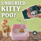 Sprinkle & Sweep Litter Box Deodorizer - Cat Litter Deodorizer Non Toxic and Safe for Kittens - Instantly Eliminates Foul Smells and Urine Odors (1 Bag + Speed Sifter)