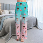 Custom Pajama Pants for Women Men, Personalized 67 Name Photo PJ Family Six Seven Matching Sleep Bottoms Birthday Xmas Gifts